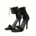 Layrix Noir Lace Stiletto Heel