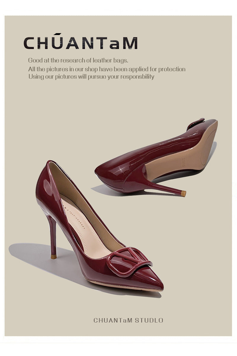 Layrix Noir Luxe Pointed Stiletto