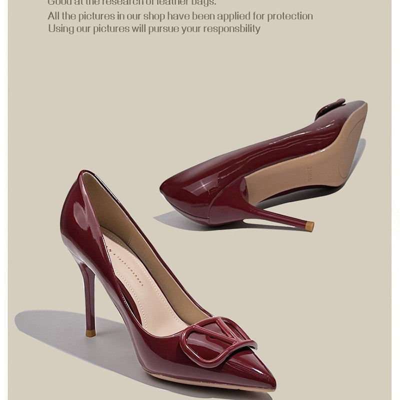 Layrix Noir Luxe Pointed Stiletto