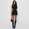 Layrix Noir Sculpt Sleeveless Mini Dress