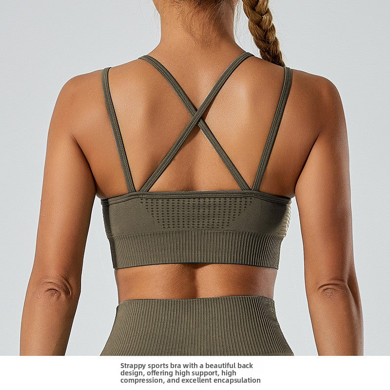 Seamless 5-Piece Sculpting Yoga Set for Women. High Waist Workout Outfit