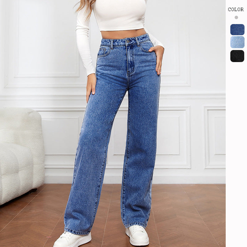 Layrix Sculpt Straight-Leg High-Waist Jeans