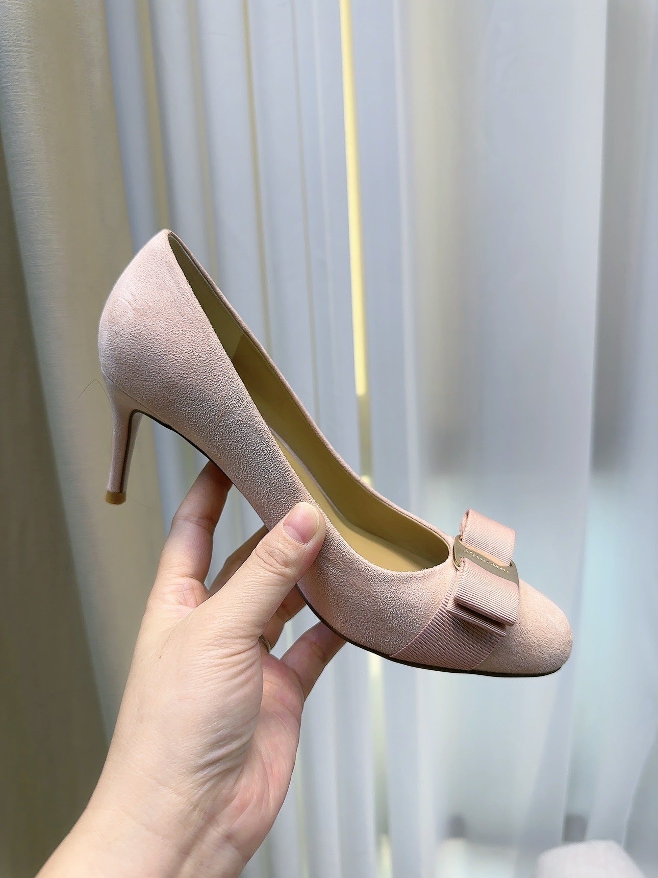 Layrix Elise Suede Couture Heel