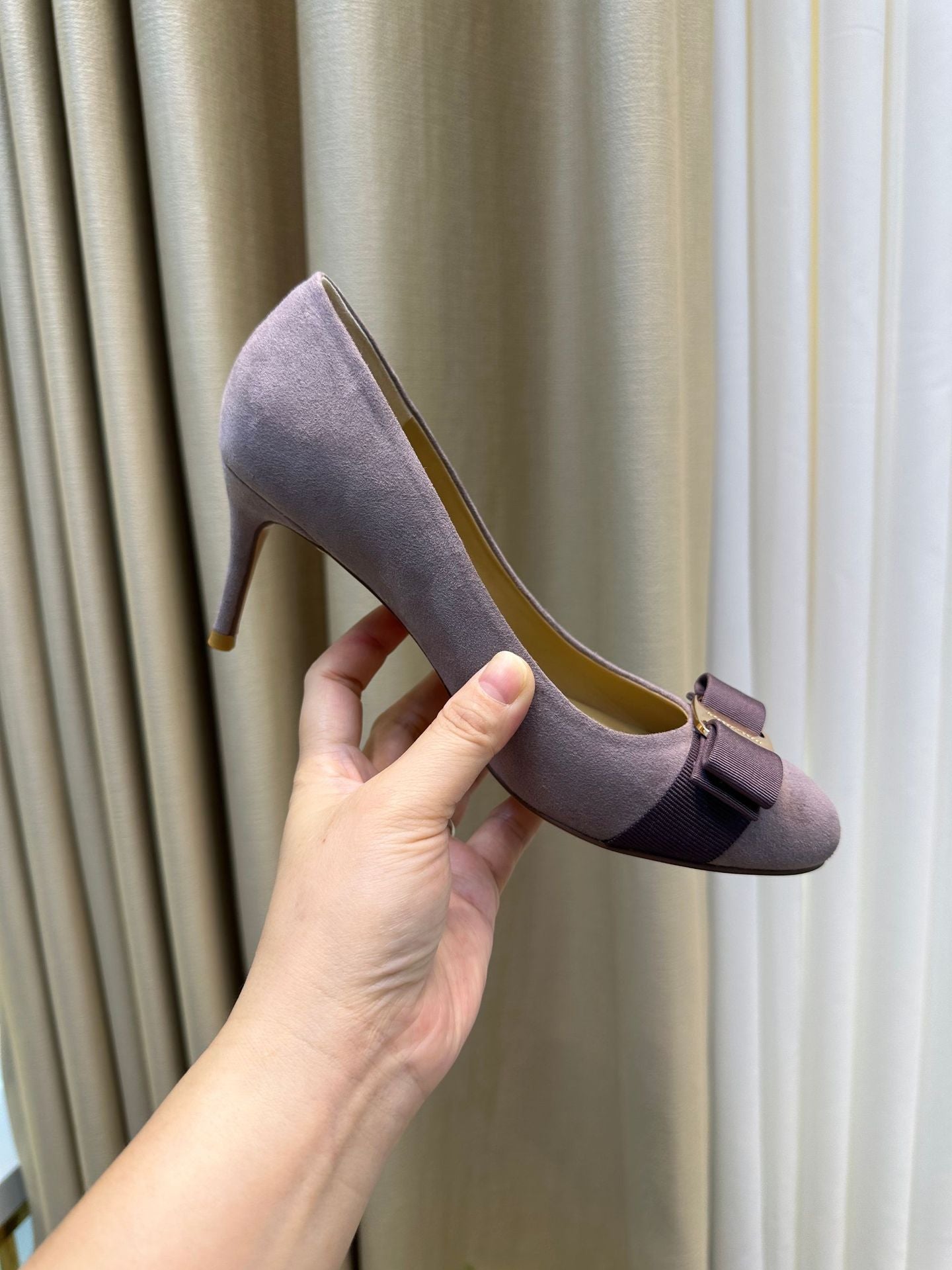 Layrix Elise Suede Couture Heel