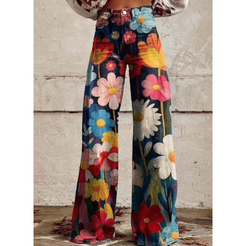 Layrix Bloom Wide-Leg Statement Pants