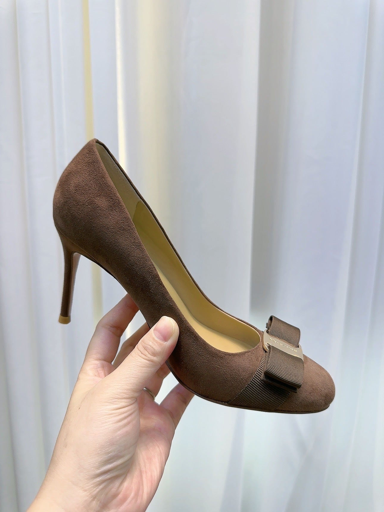 Layrix Elise Suede Couture Heel