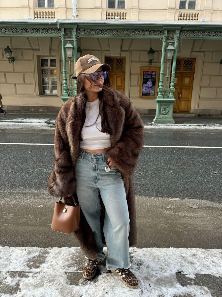 Layrix Luxe Faux Fur Longline Coat