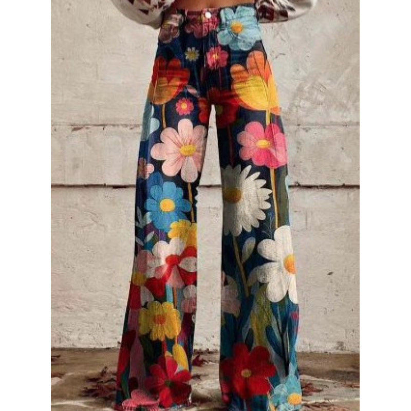 Layrix Bloom Wide-Leg Statement Pants