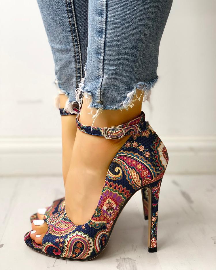 Layrix Firenze Printed Stiletto