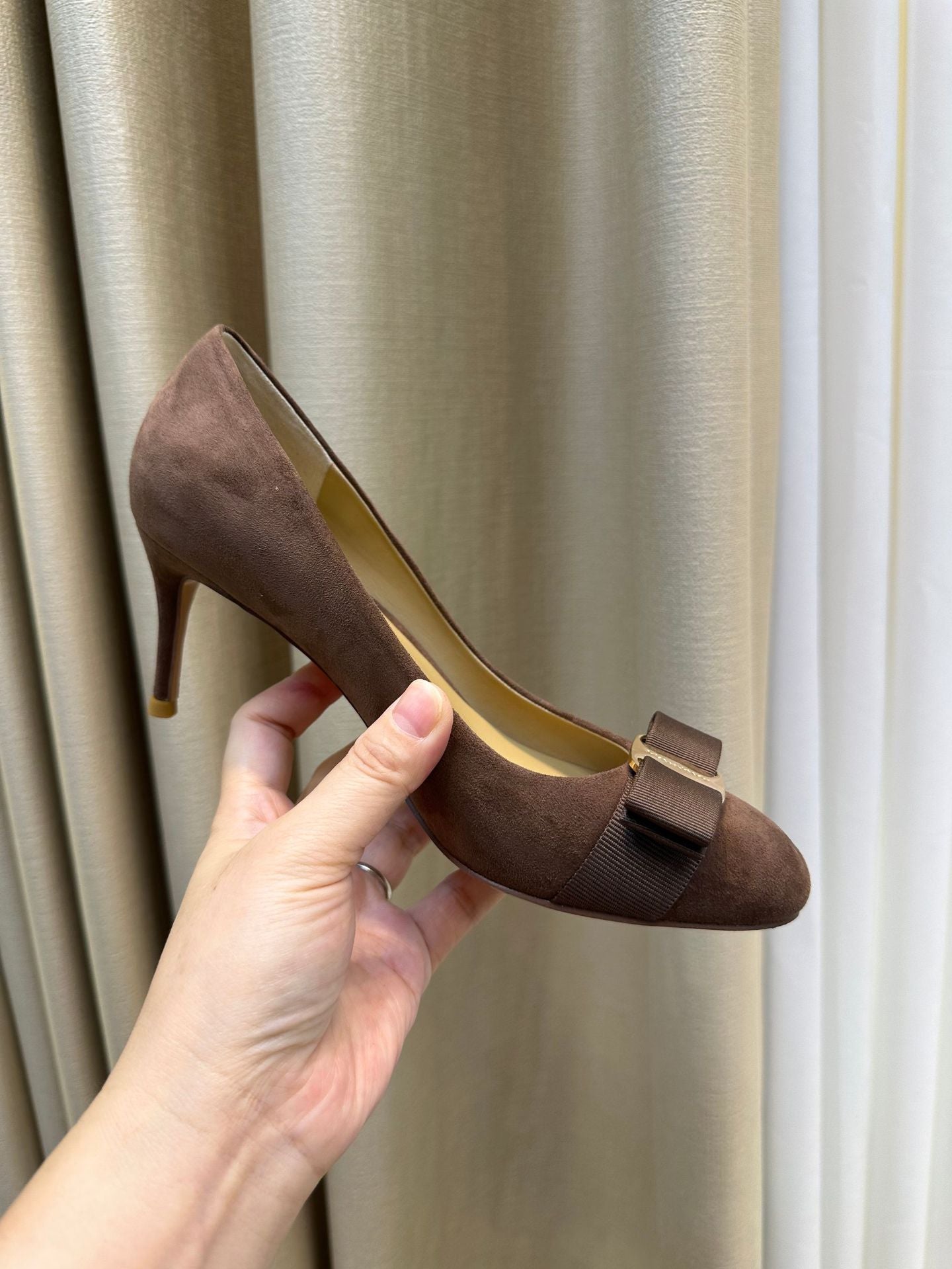 Layrix Elise Suede Couture Heel