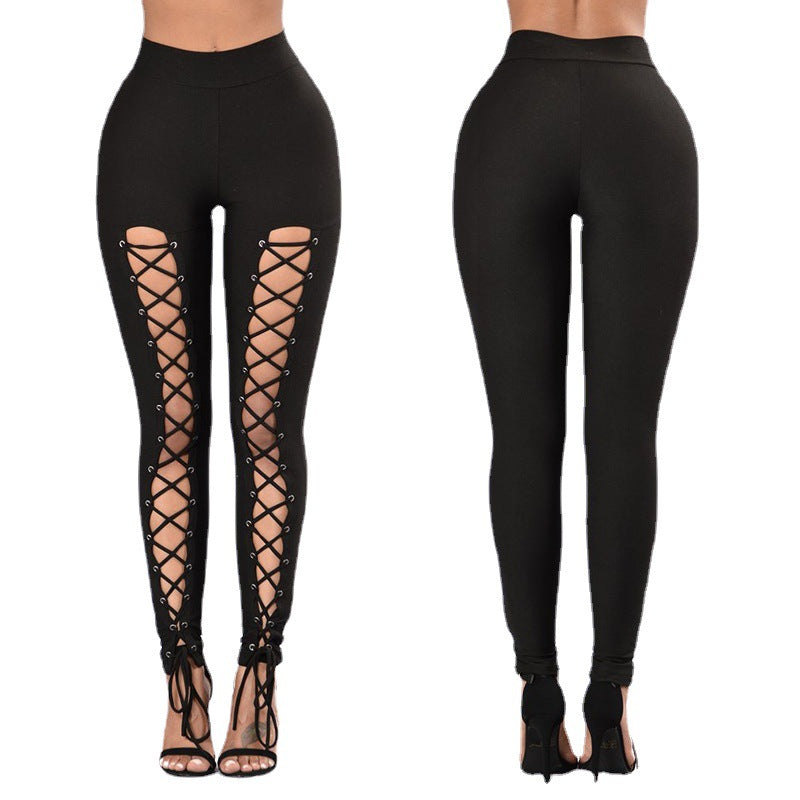 Layrix Edge Lace-Up Statement Leggings