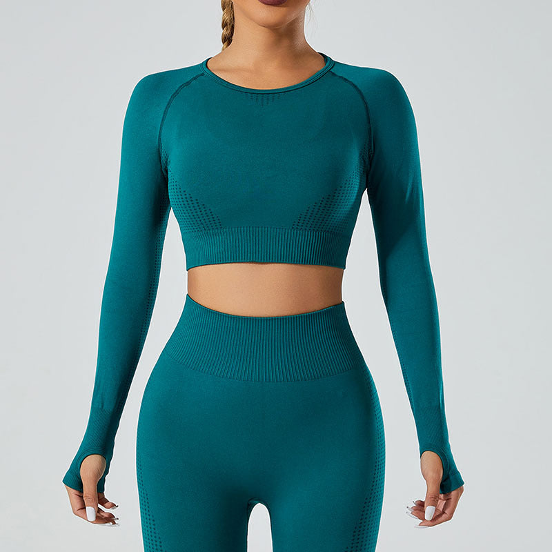 Seamless 5-Piece Sculpting Yoga Set for Women. High Waist Workout Outfit