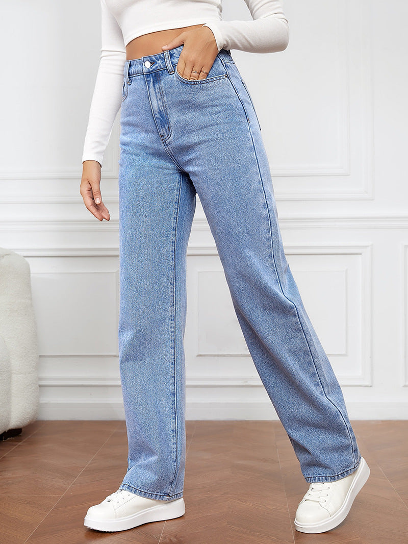 Layrix Sculpt Straight-Leg High-Waist Jeans