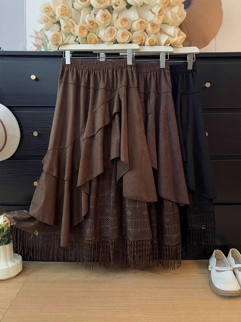 Layrix Vintage Flow Layered Midi Skirt