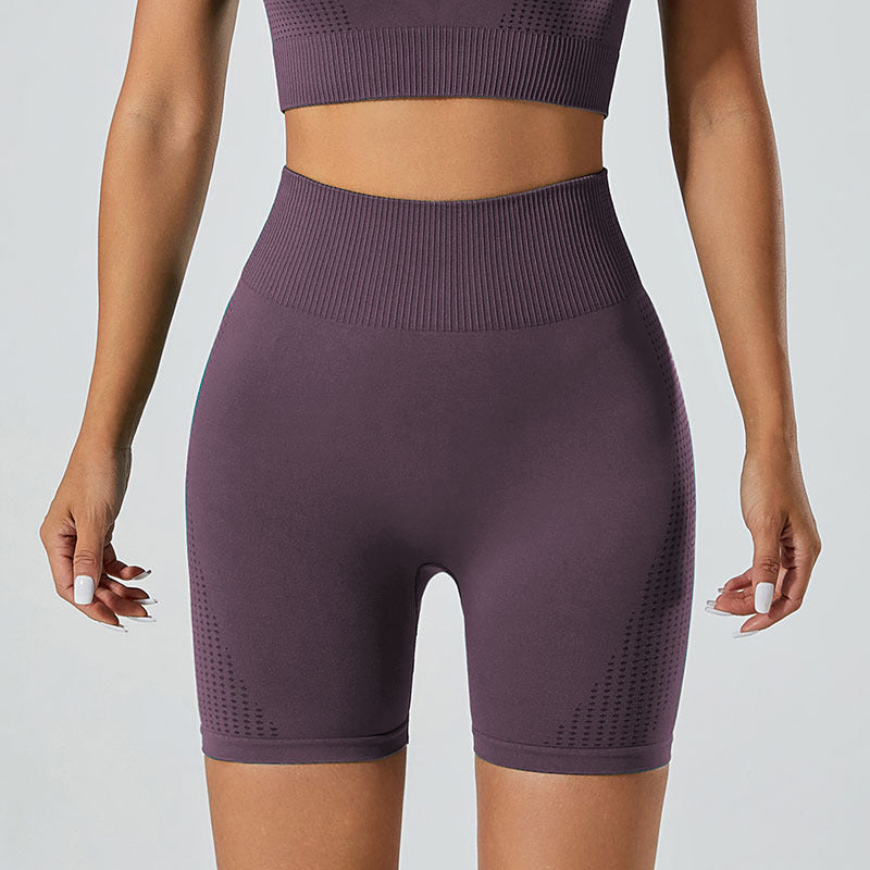 Seamless 5-Piece Sculpting Yoga Set for Women. High Waist Workout Outfit