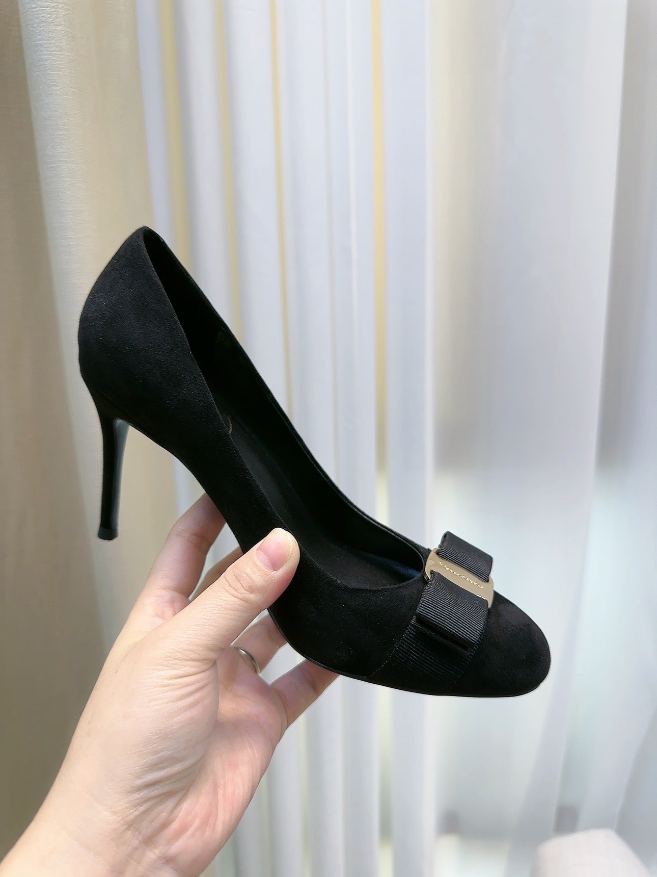 Layrix Elise Suede Couture Heel