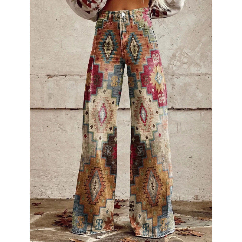 Layrix Bloom Wide-Leg Statement Pants