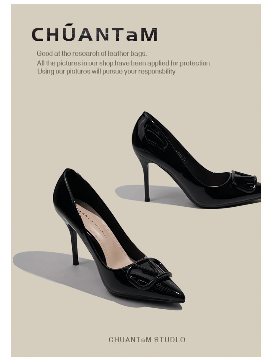 Layrix Noir Luxe Pointed Stiletto