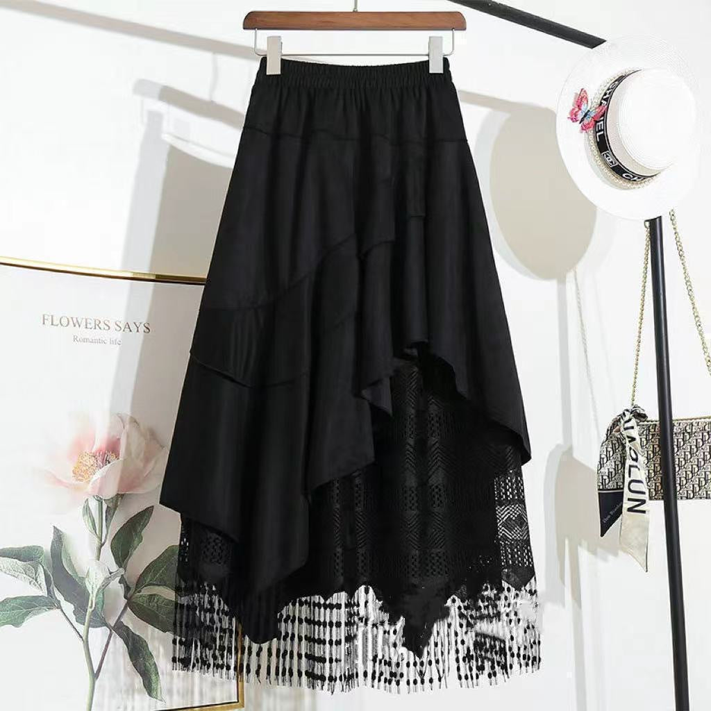Layrix Vintage Flow Layered Midi Skirt