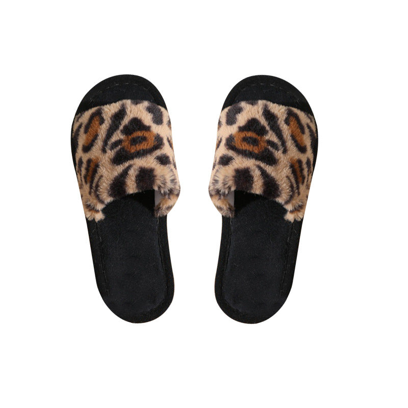 Layrix Wild Plush Cross Strap Slippers