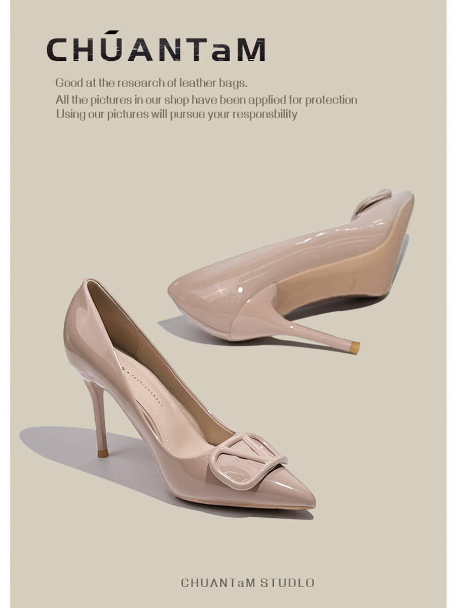 Layrix Noir Luxe Pointed Stiletto