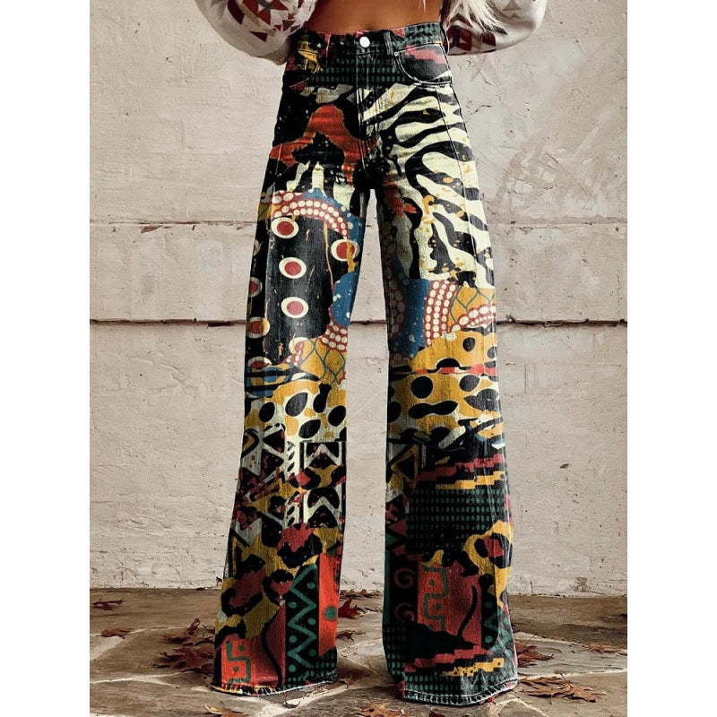 Layrix Bloom Wide-Leg Statement Pants